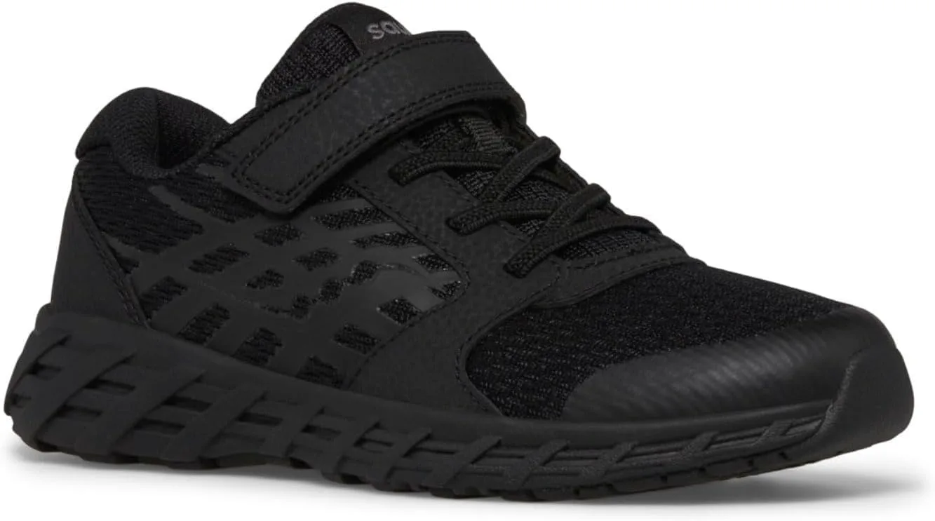 Saucony Unisex-Child Wind Alternative Closure 2.0, черный — фото 3