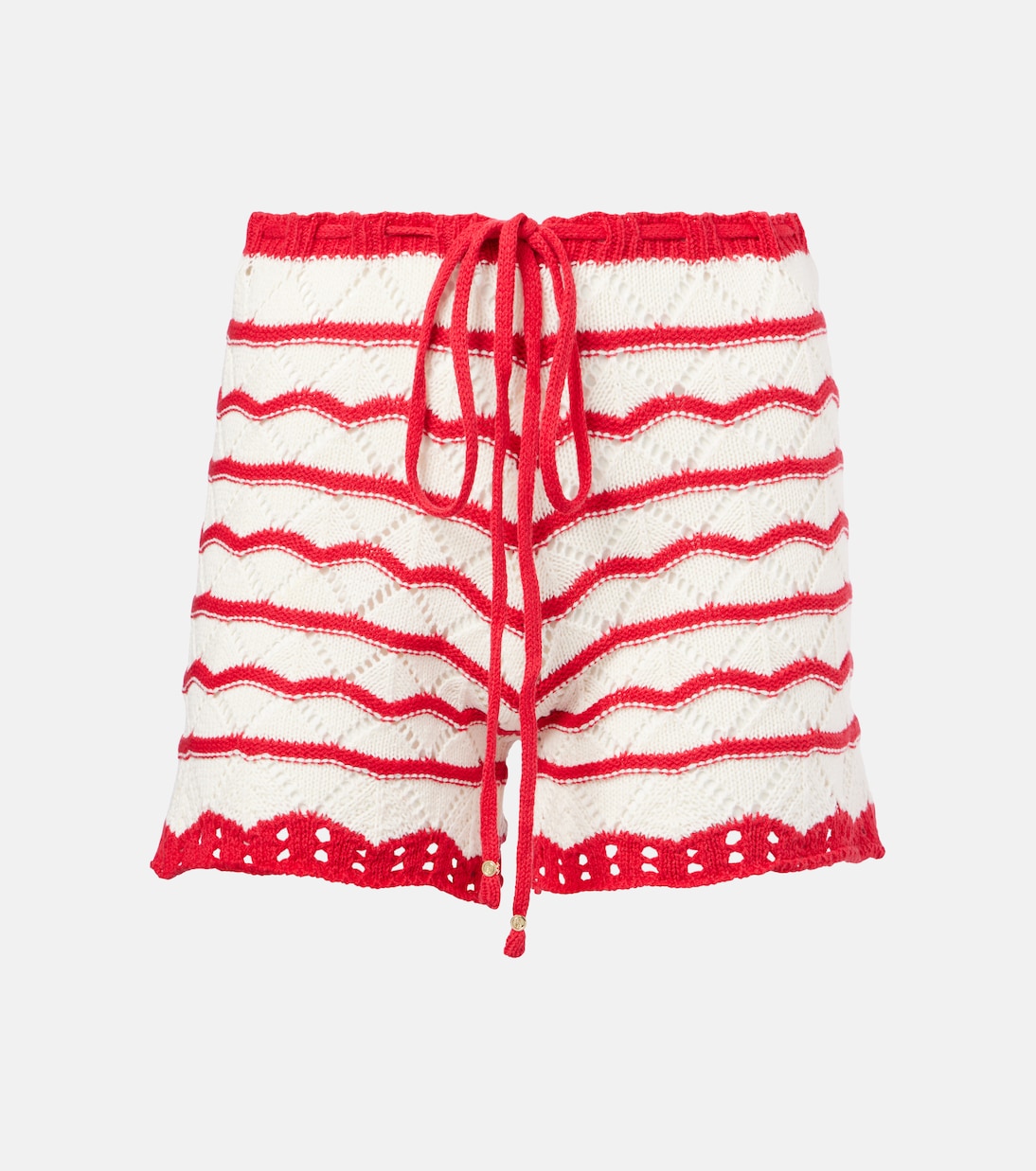 

Короткие шорты Kim из хлопка с добавлением синтетики Bananhot, Red Cream Stripe
