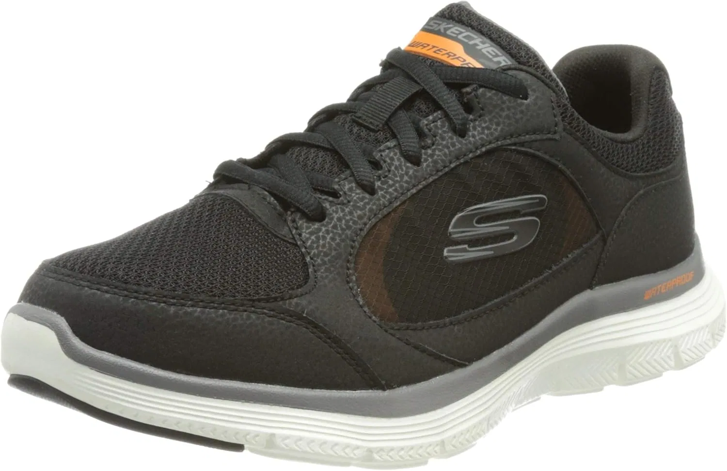 Мужские кроссовки Skechers Flex Advantage 4.0-True Clari, Black Leather Pu Mesh Trim