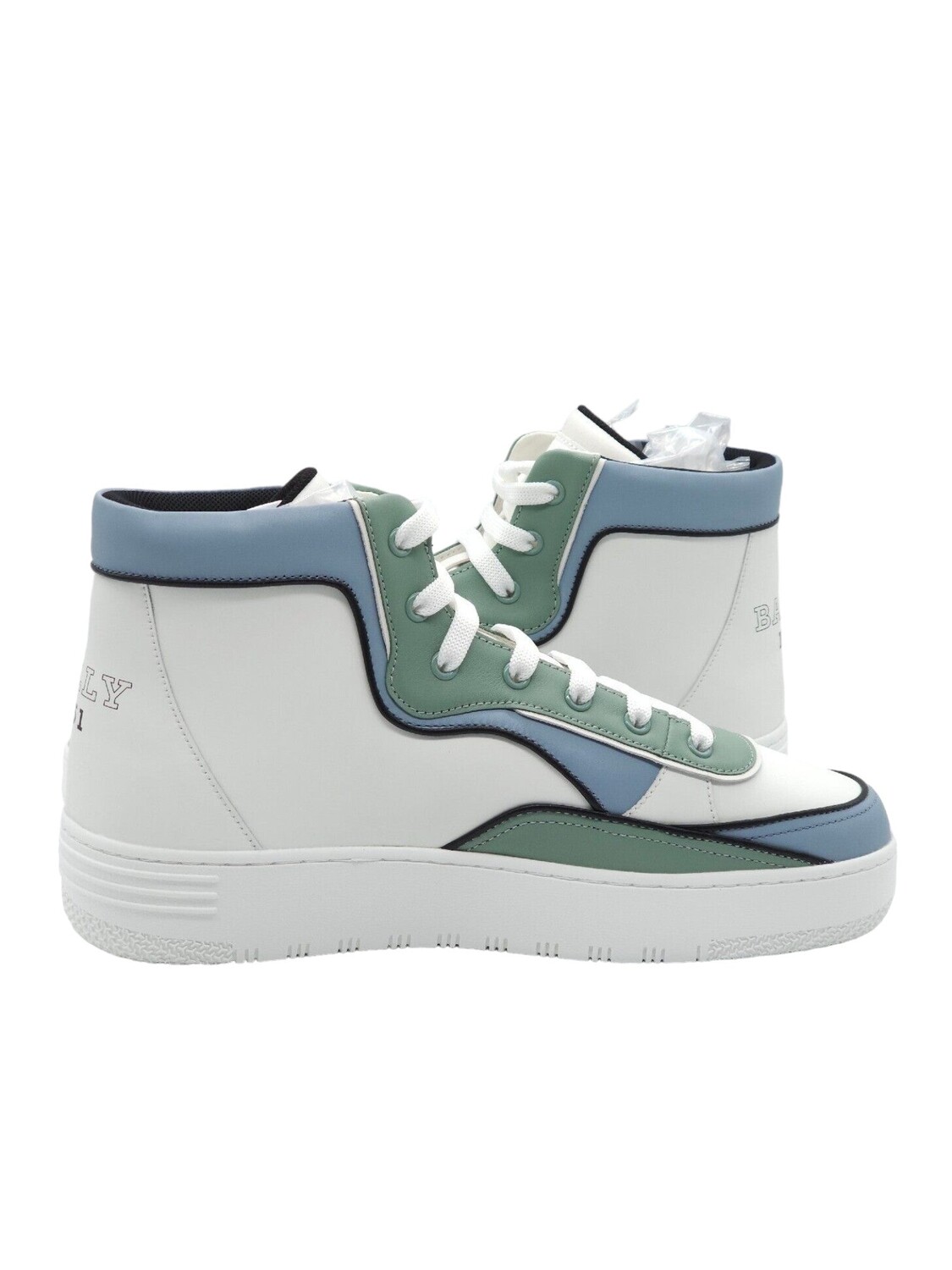 

Bally Kenton 6302315 Мужские белые высокие кожаные кроссовки, белый
