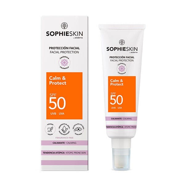 

Средство для защиты лица «Успокоение и защита» Spf50 50 мл Sophieskin