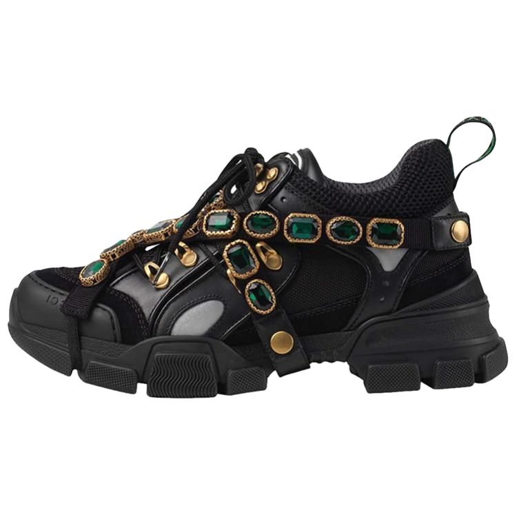 GUCCI Women's Flashtrek Crystals 'Black'