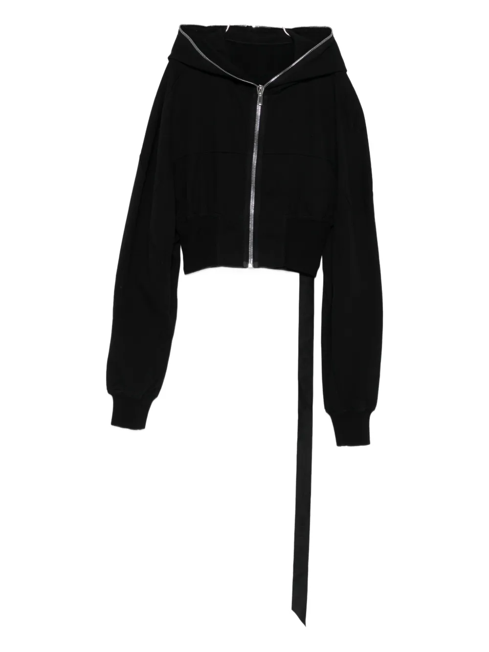 

Худи с коллажем и эффектом "джимп" Rick Owens DRKSHDW, черный