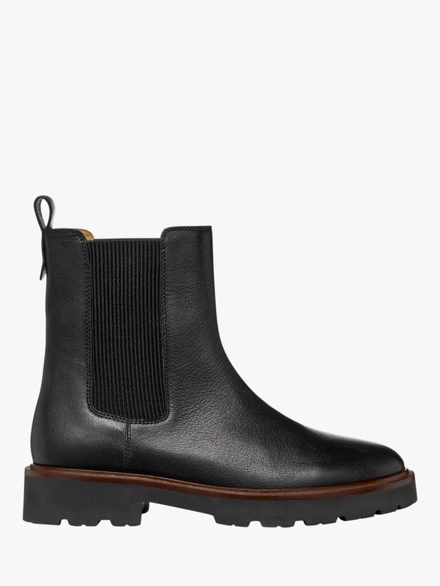 Кожаные челси ботинки Norize Geox, Black