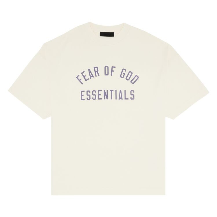 

Футболка Fear of God Essentials Jersey Crewneck Tee Shell, кремовый