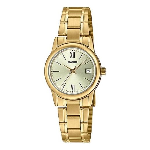 

Часы CASIO Waterproof Stainless Steel Strap Gold Analog, желтый