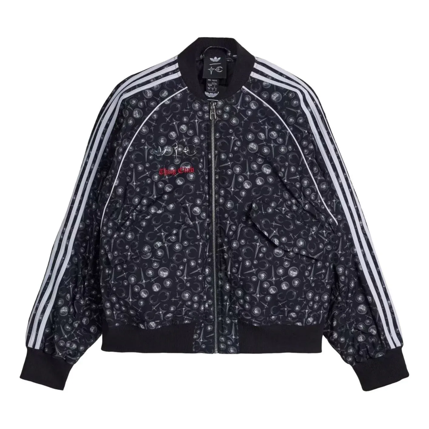 Куртка Adidas x Thug Club Superstar, азиатский размер, цвет «Черный/Белый»