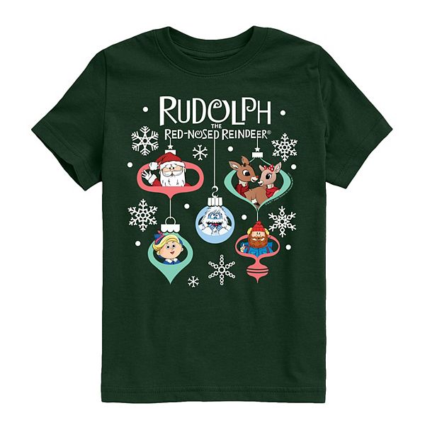 

Футболка с принтом Rudolph the Red-Nosed Reindeer для мальчиков 8-20 Licensed Character, Forest Green