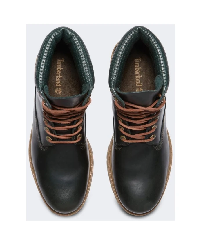 Мужские ботинки на шнуровке Timberland, зеленый — фото 2