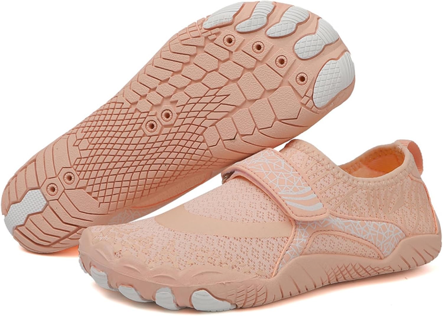 

Походные кроссовки для женщин и мужчин, модель 2025, уличные кроссовки с широким носком для бега и воды, обувь для тренировок в помещении Generic, розовый