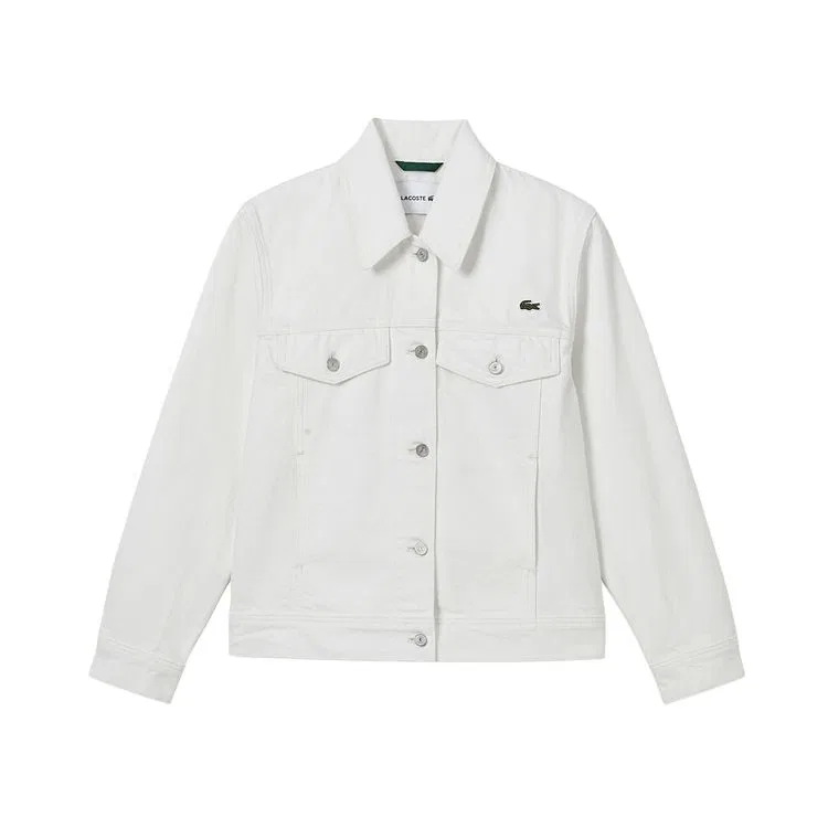 Куртка джинсовая LACOSTE белая