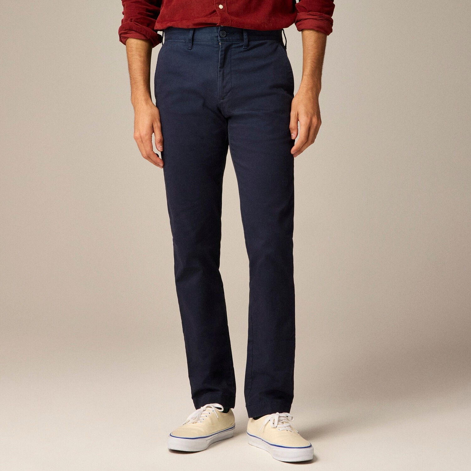 

770 прямые эластичные брюки-чиносы J.Crew, синий