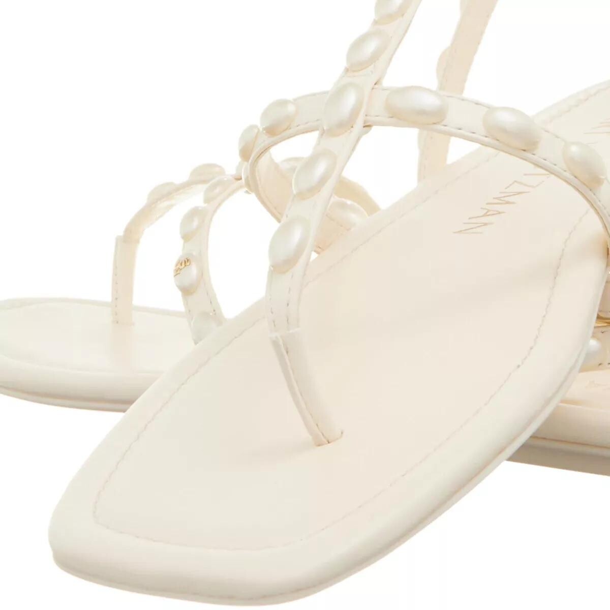 Сандалии на плоской подошве в форме ракушки pearlita Stuart Weitzman, бежевый — фото 3