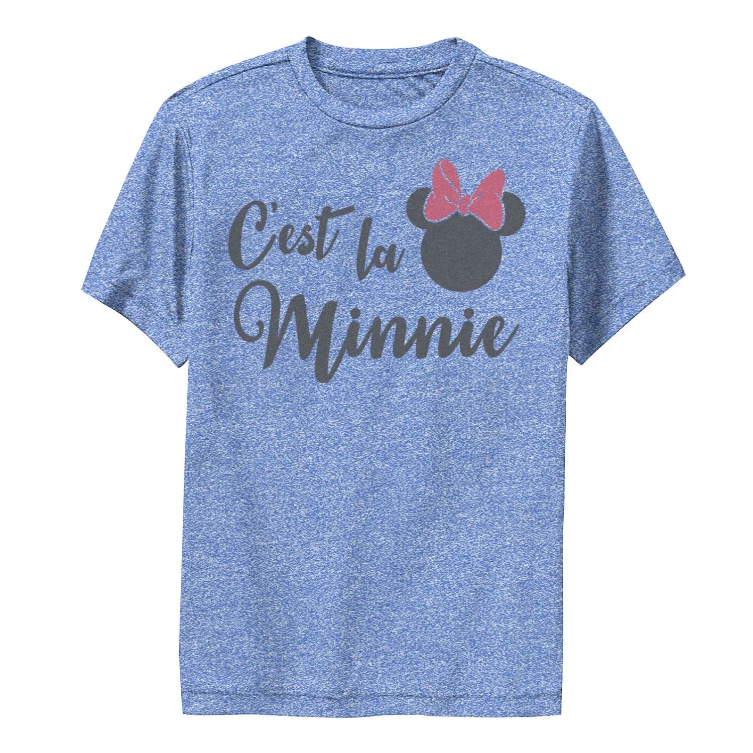 

Футболка с надписью Disney's Mickey & Friends 8–20 C'est La Minnie для мальчиков Licensed Character