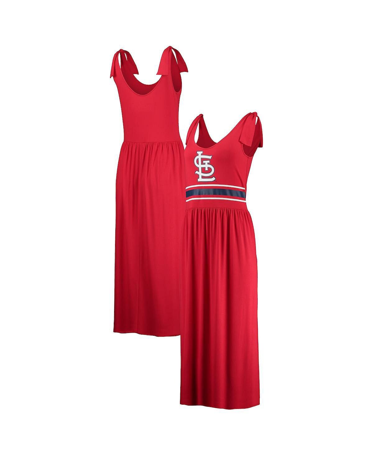 

Женское красное платье макси St. Louis Cardinals Game Over G-III 4Her by Carl Banks, красный