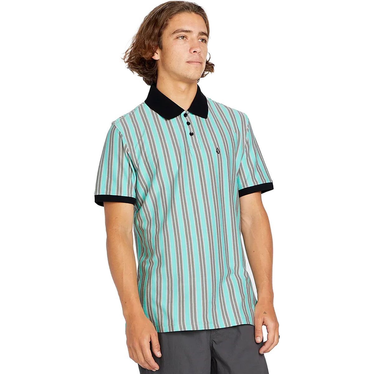 

Поло из камня Striker Volcom, цвет moonbeam
