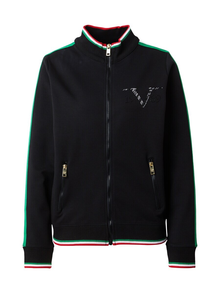 

Толстовка с капюшоном на молнии 19V69 ITALIA Zip-Up Hoodie ISA, черный