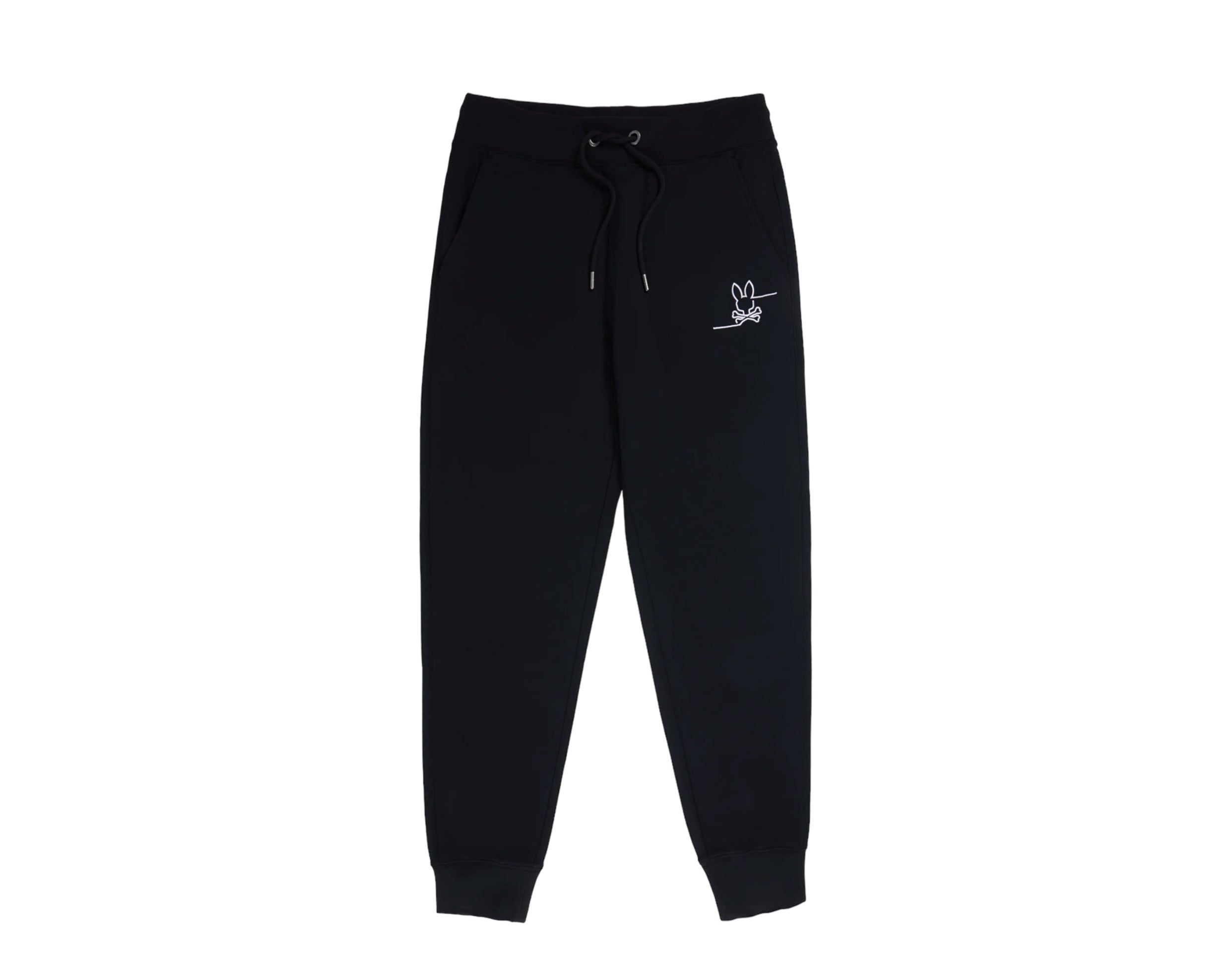 

Мужские спортивные штаны Psycho Bunny Chester с вышивкой, черные B6P359Z1FT-BLK