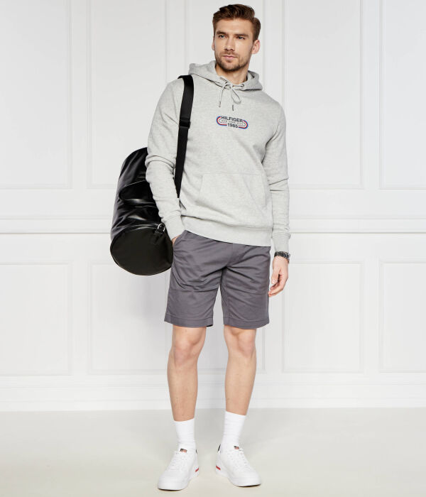 Толстовка мужская Tommy Hilfiger с графикой, серый — фото 2