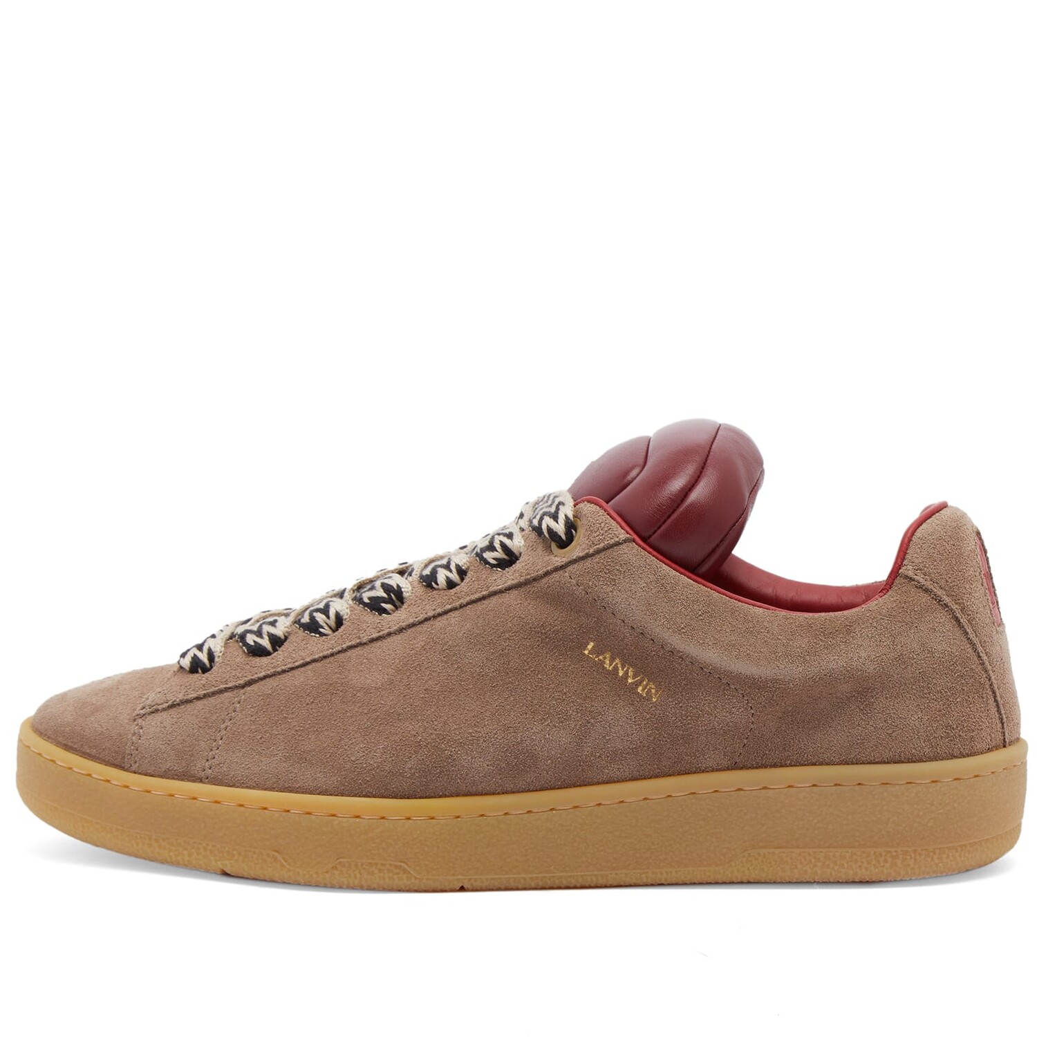 

Кроссовки Lanvin X Future Padded Curb Lite Sneaker, цвет Taupe & Red