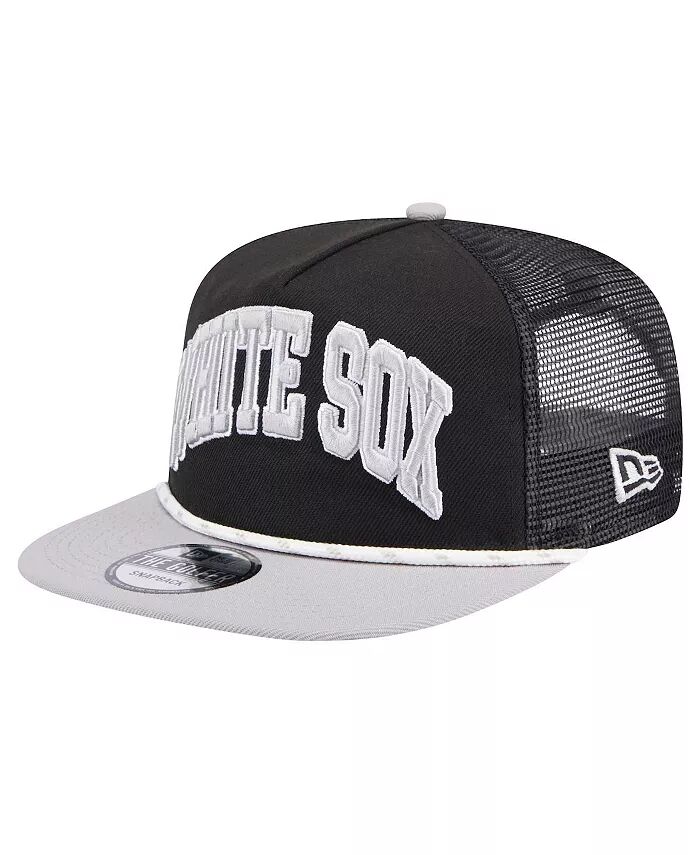 

Мужская черная кепка для гольфа Chicago White Sox Throwback с сетчатой ​​спинкой New Era, черный