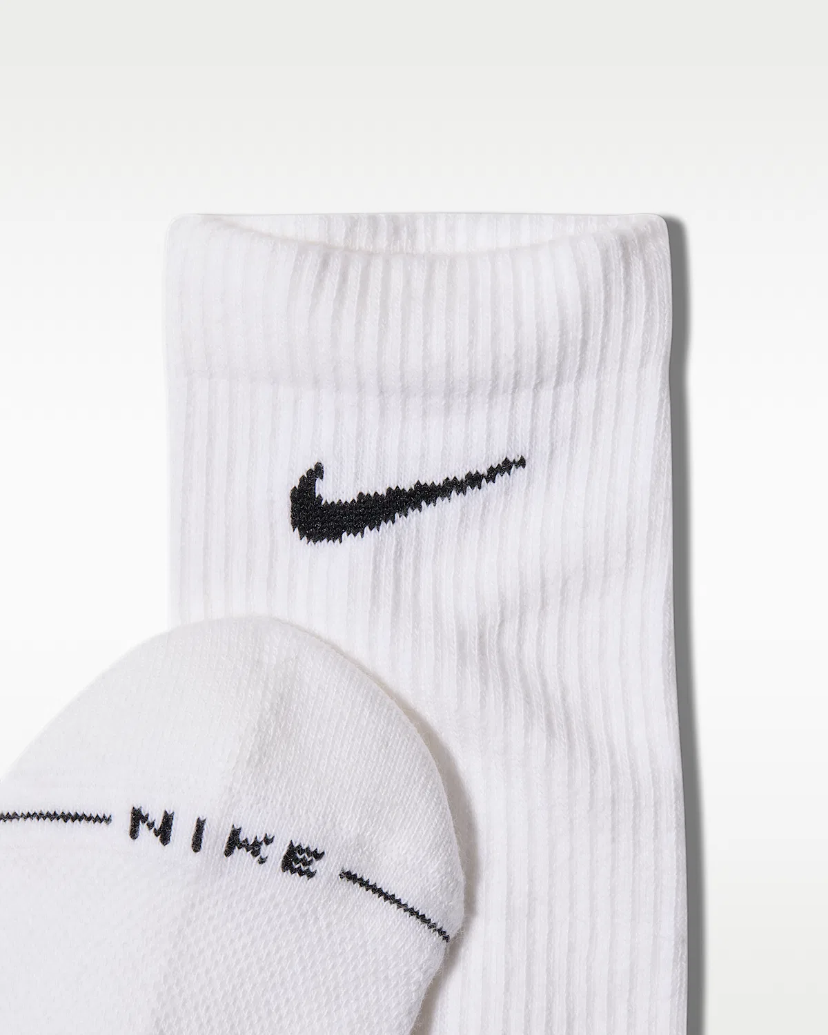 Nike Everyday Elevated гольфы (2 пары), White/Black — фото 2