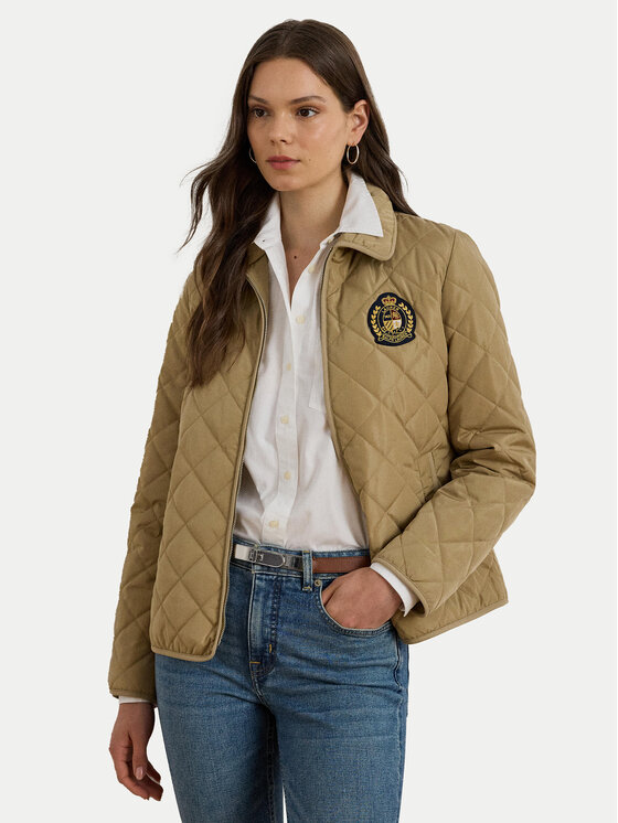 

Демисезонная куртка straight fit 297979539002 Lauren Ralph Lauren, бежевый