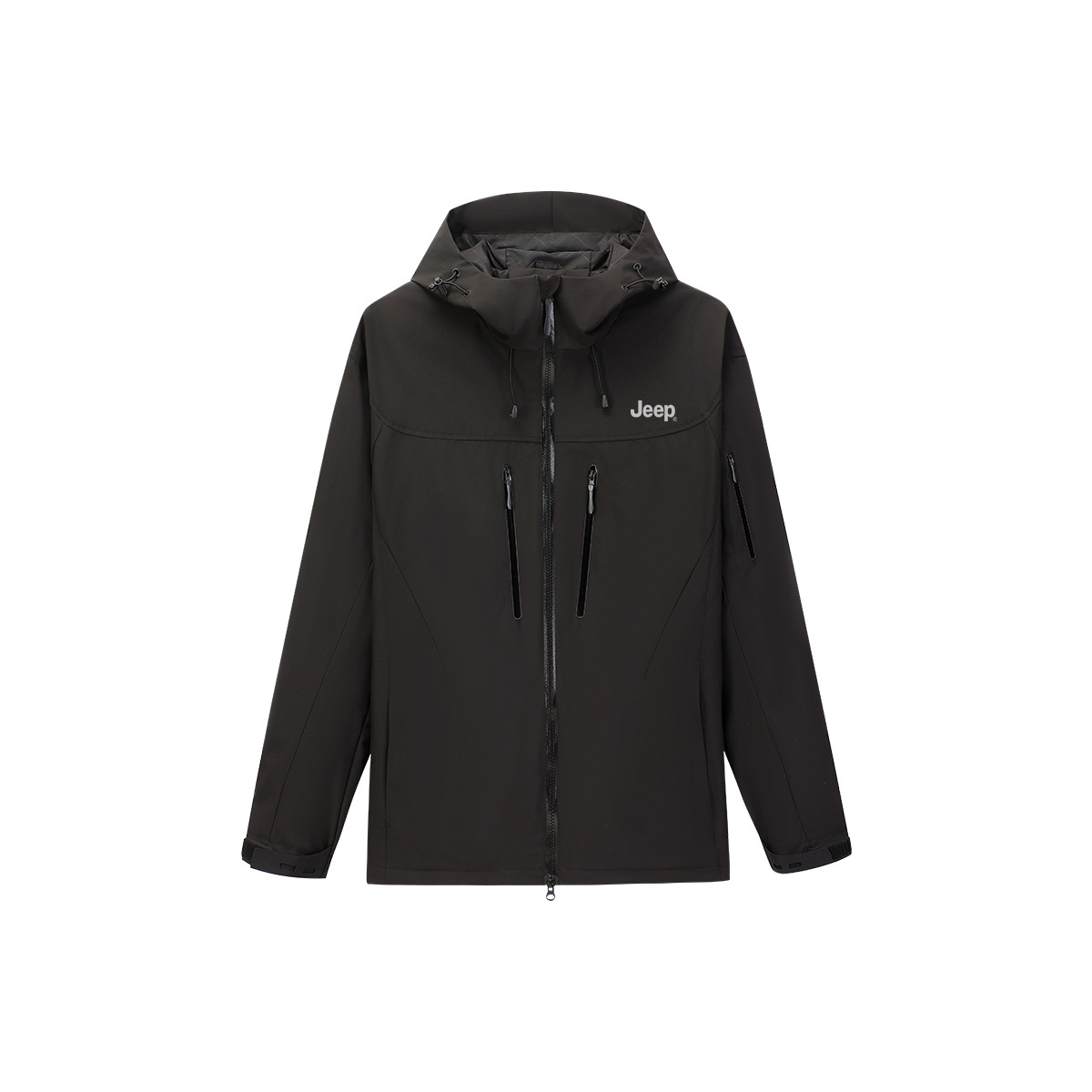 

Куртка Unisex Hooded Thickened Others Jeep, черный