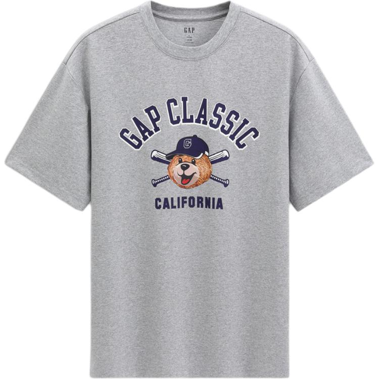 

Футболка унисекс GAP, светло-серый