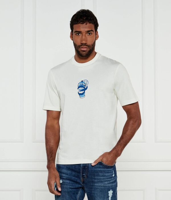 

Футболка Hugo Blue Nutongo Regular Fit, белый