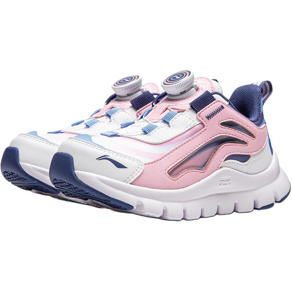 LINING YOUNG Детские повседневные кроссовки Sportlifestyle Kids Standard White/Starry Blue для детей от 3 до 7 лет — фото 4