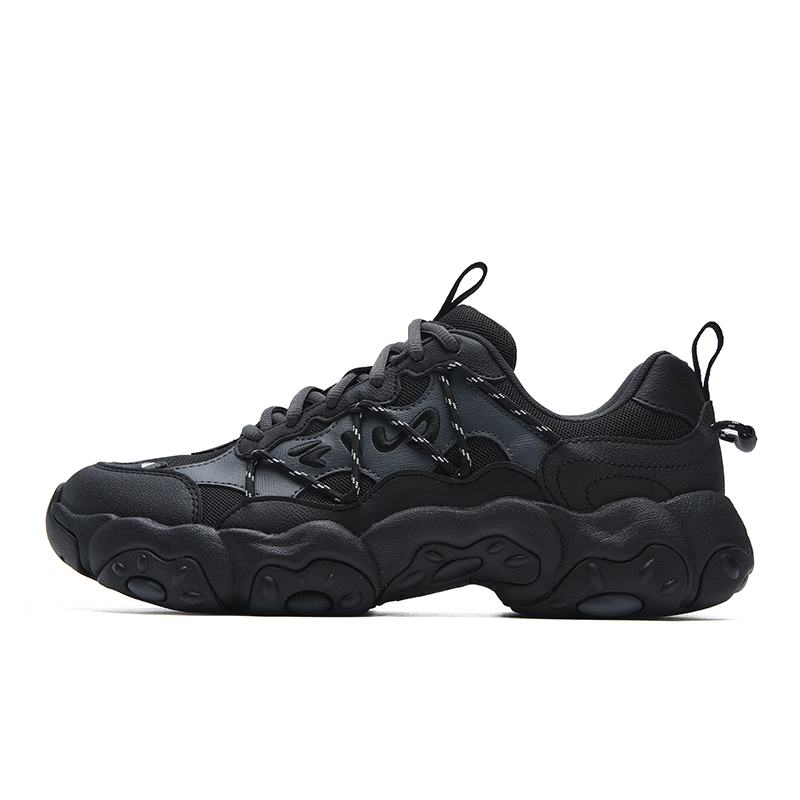 

FILA FLUID 6 устойчивые к истиранию, дышащие, легкие низкие кеды мужские Black Gray