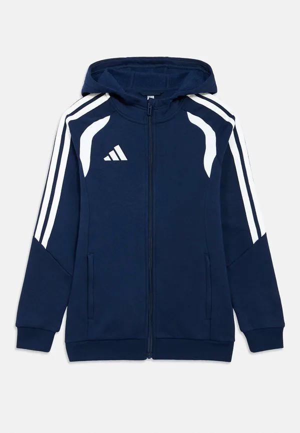Толстовка унисекс на молнии tiro league Adidas Performance, Navy Blue/White