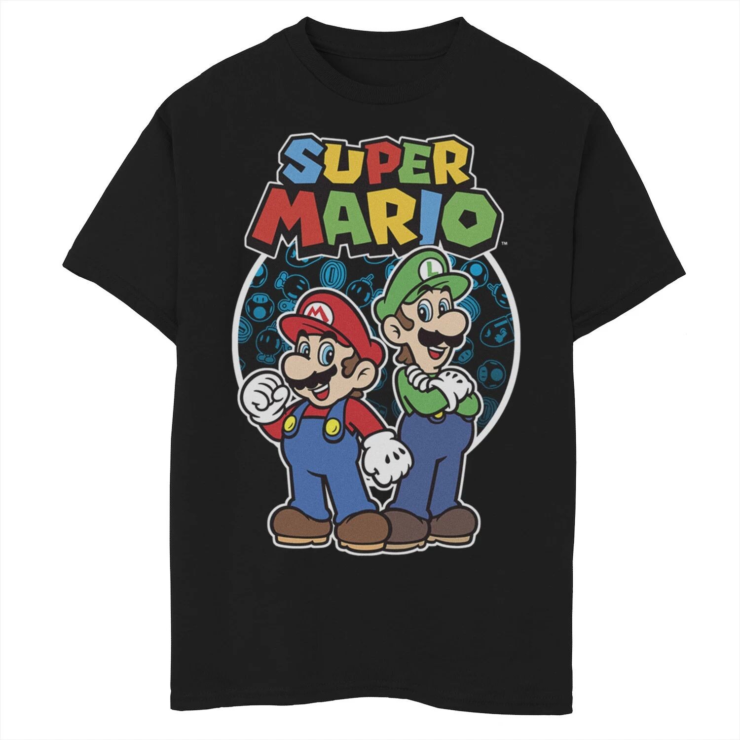 

Футболка с рисунком Nintendo Super Mario Luigi и Mario Brothers Ready To Play для мальчиков 8–20 лет Licensed Character