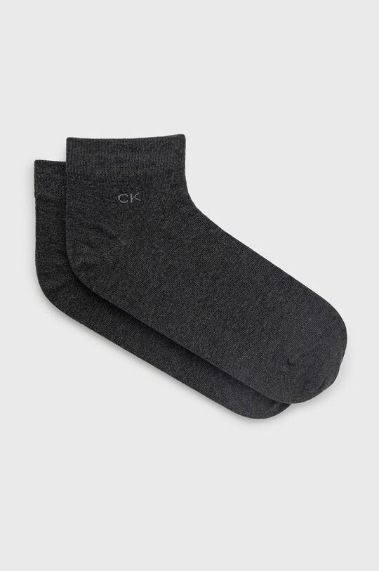Носки (2 пары) Calvin Klein, серый
