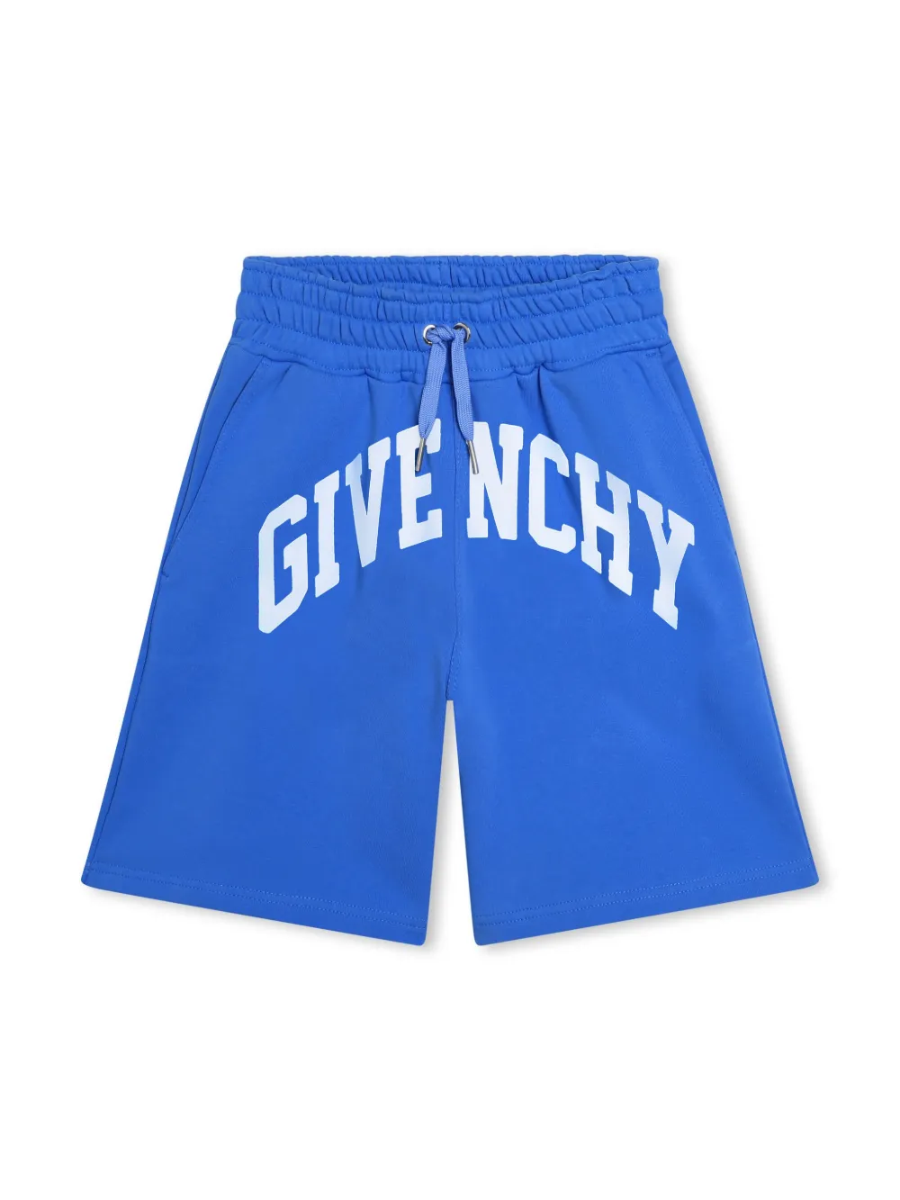 

Флисовые шорты с логотипом Givenchy Kids, синий