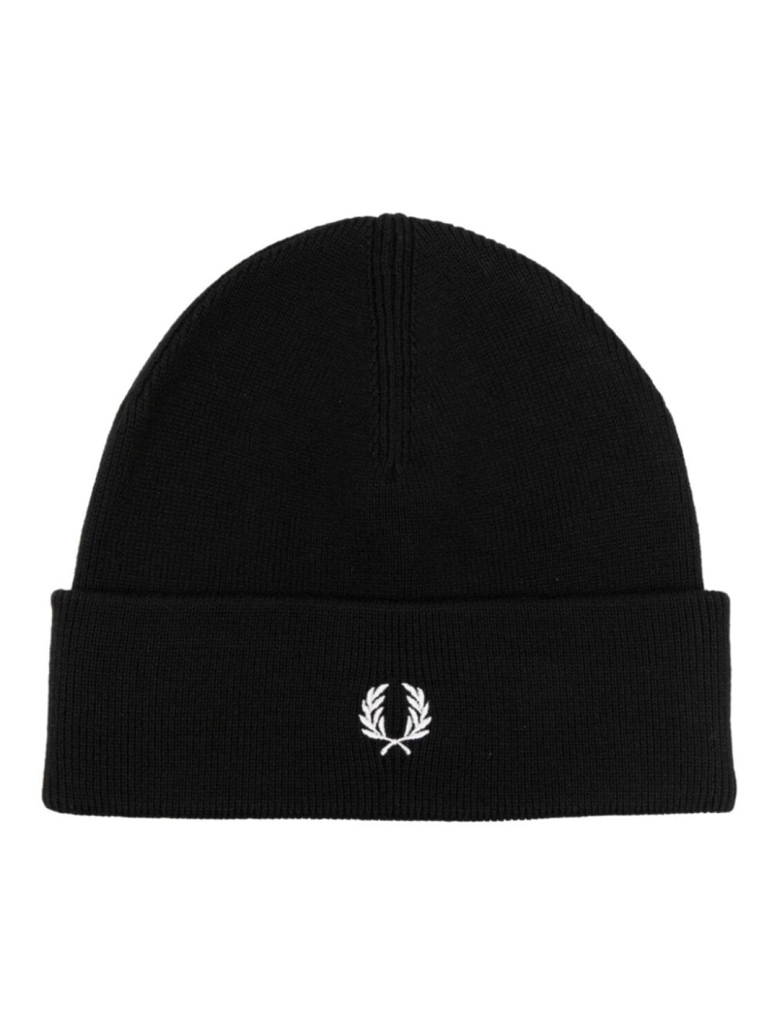 

Fred Perry шапка бини с вышитым логотипом, черный