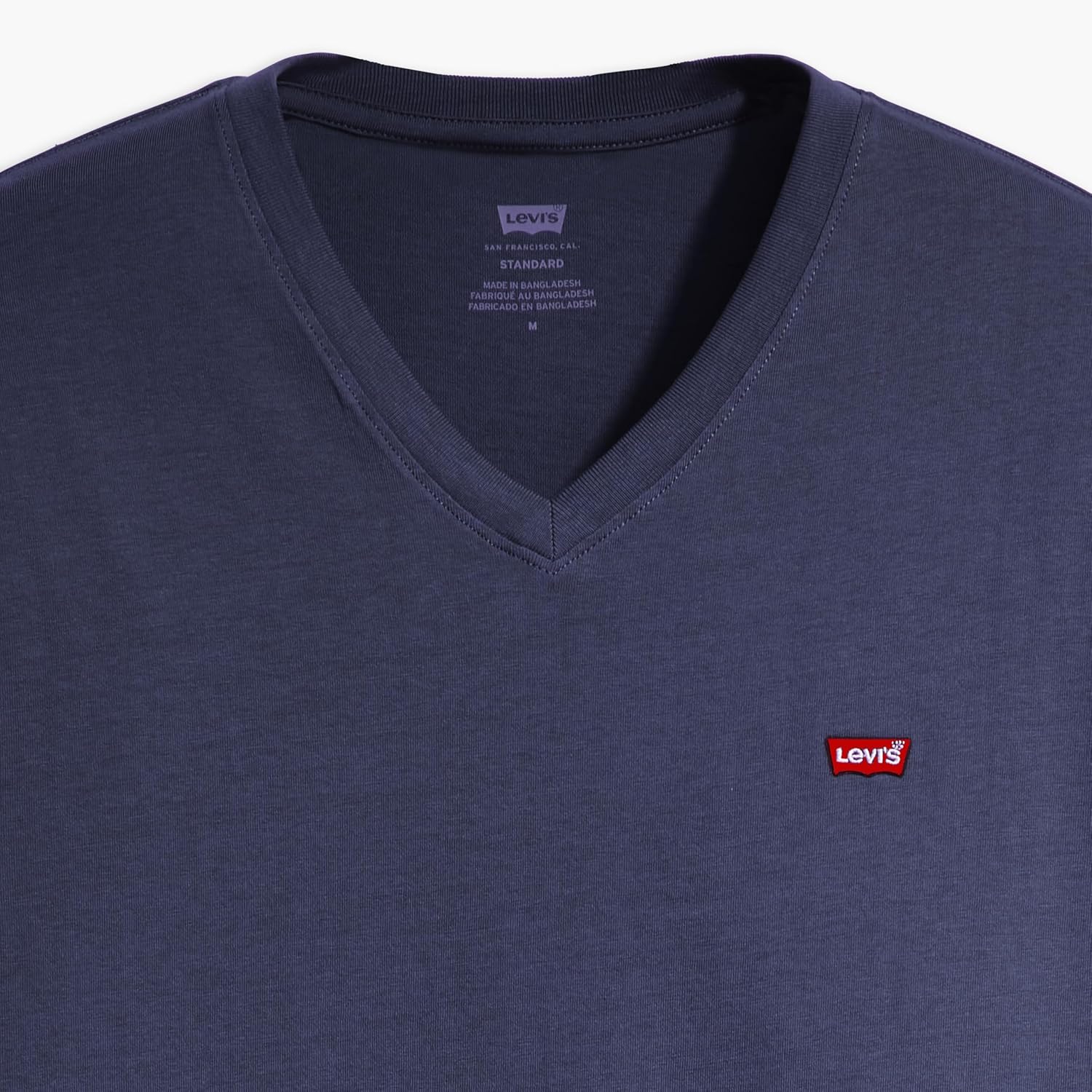 Мужская футболка Levi's стандартного кроя с коротким рукавом, синий — фото 4