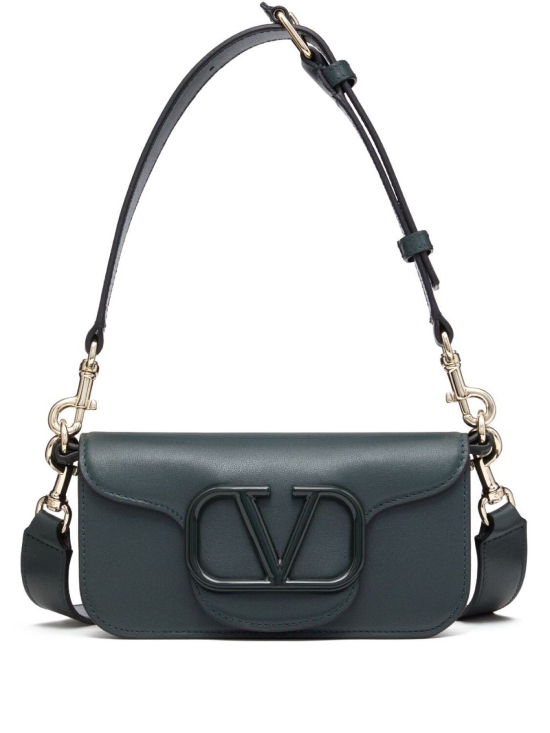 

Valentino Garavani мини-сумка через плечо Loc, зеленый