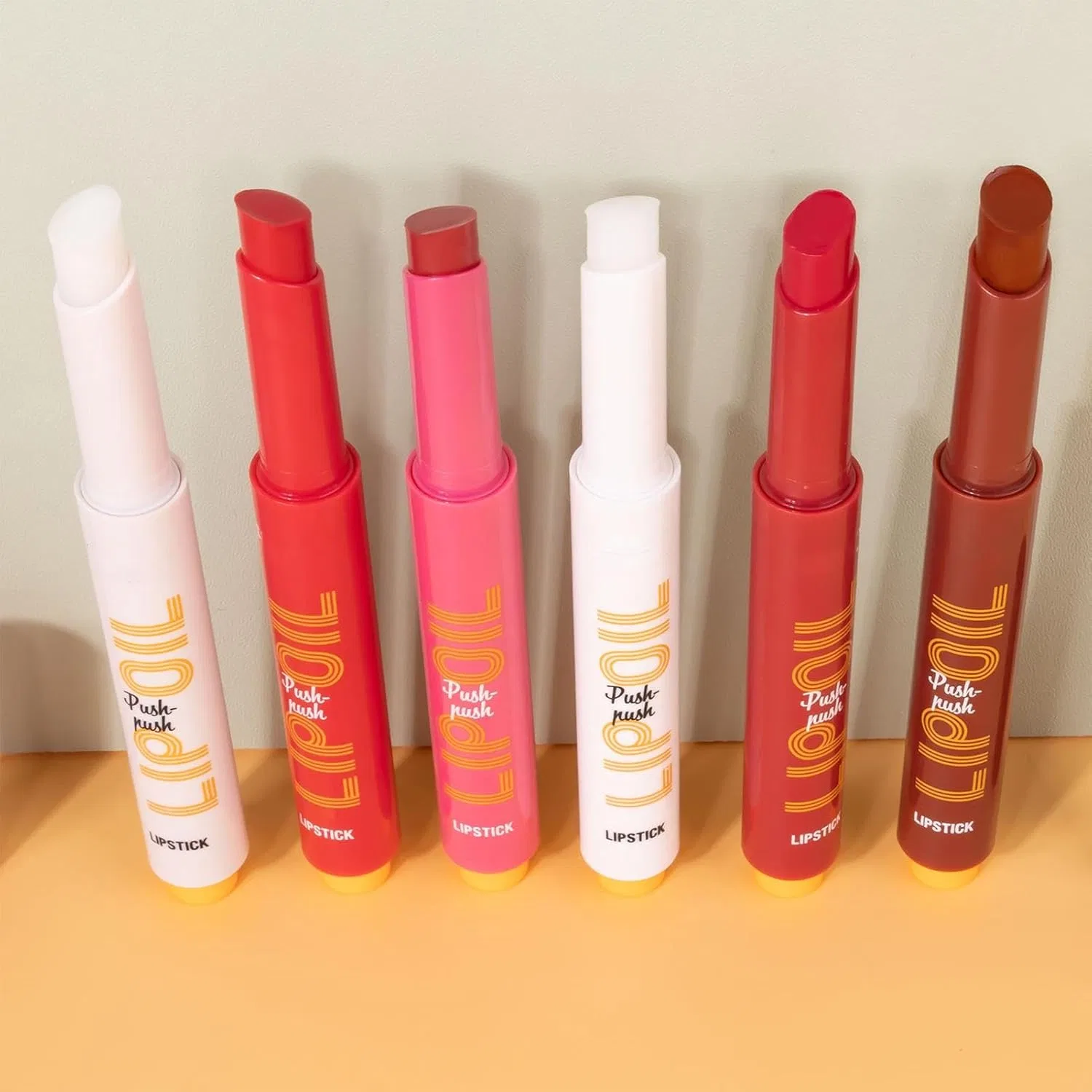 Набор блесков для губ Clicky Lip Gloss Pen 6 шт., увлажняющий, водостойкий — фото 3