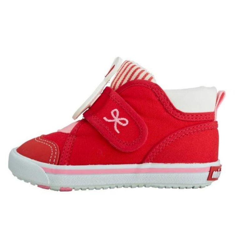 

MIKI HOUSE Износостойкие высокие ботиночки для малышей Red Infant And Toddler