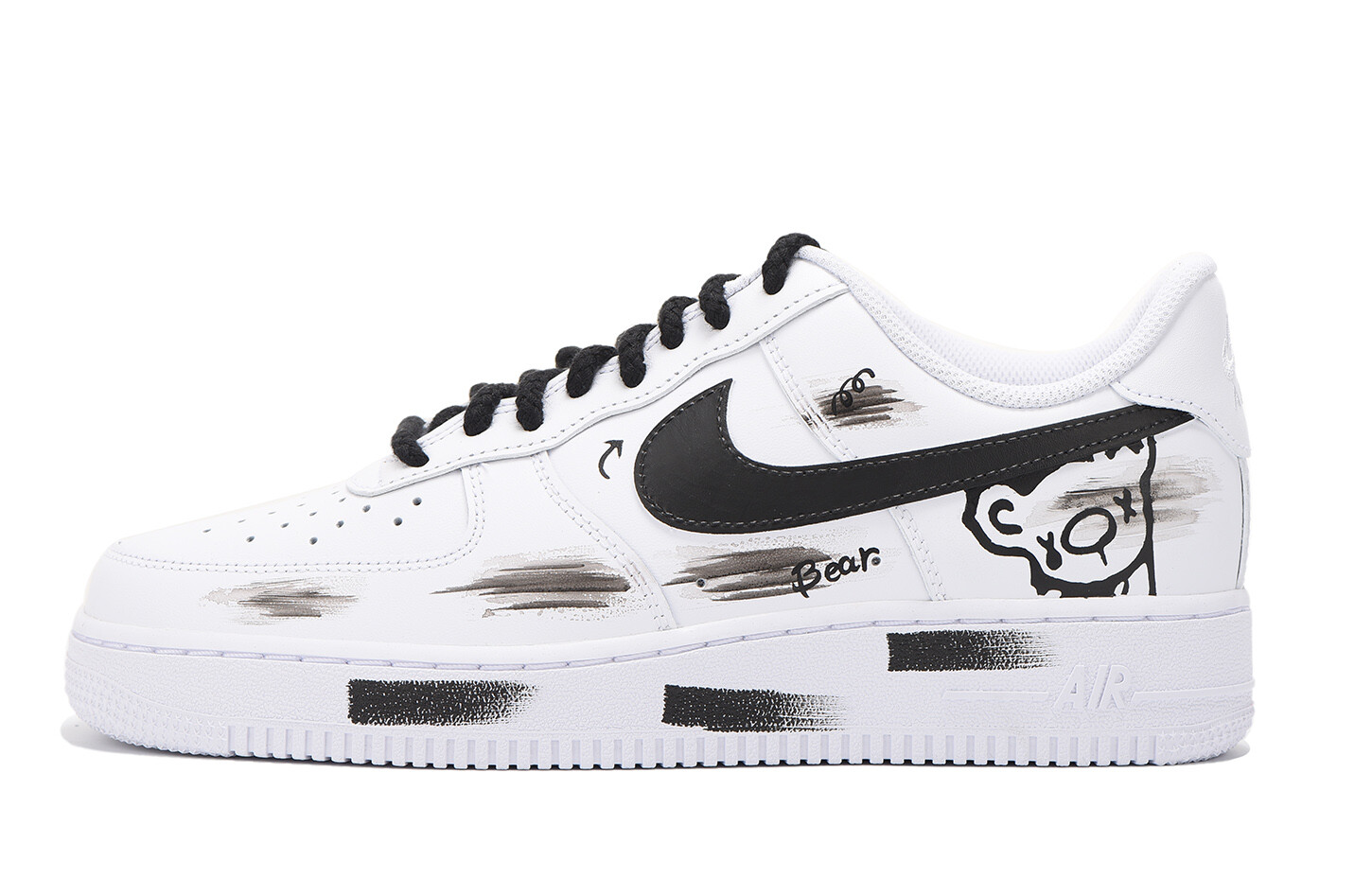 

Кроссовки Nike Air Force 1 Skateboard Shoes Men Low-Top Black