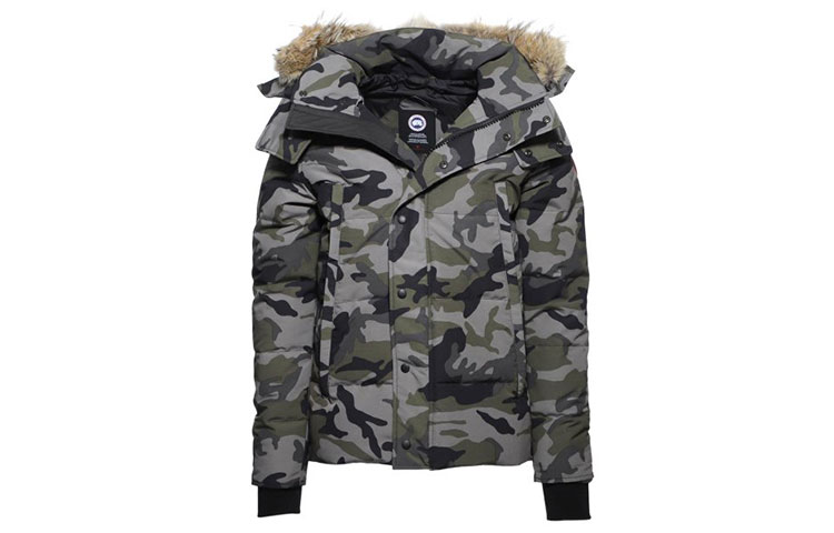 

Пуховик мужской серии Wyndham, камуфляж Canada Goose, цвет Camouflage