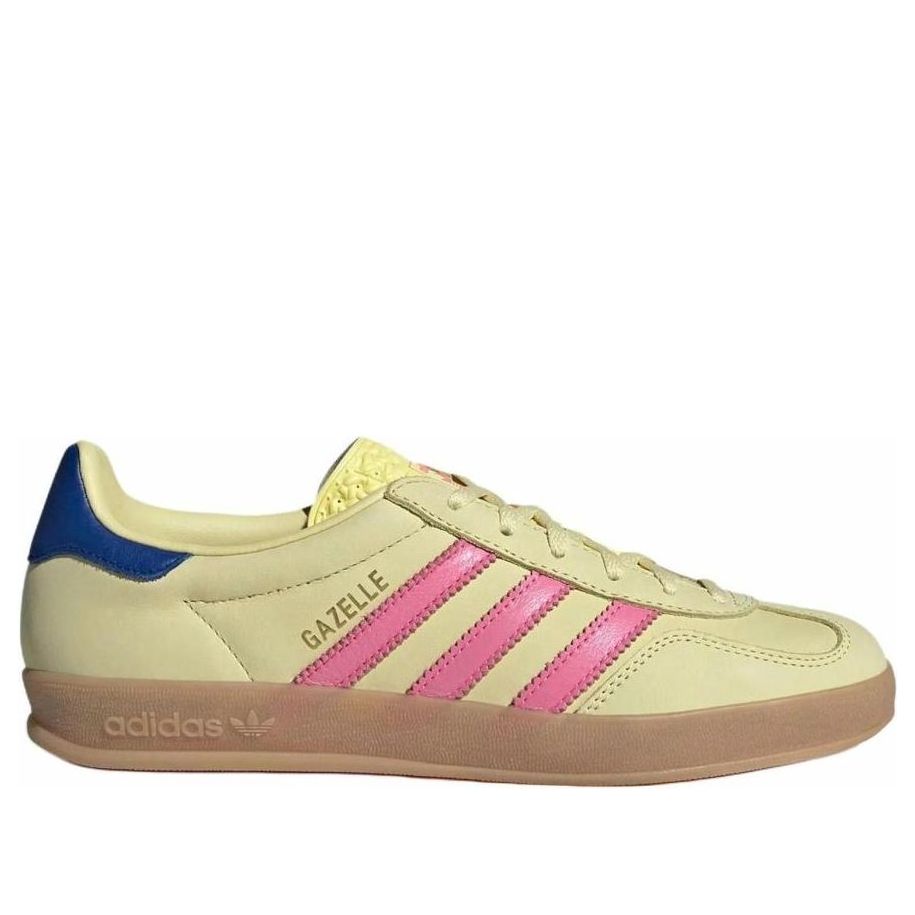 Кроссовки (WMNS) adidas Gazelle Indoor 'Powder Yellow Lucid Pink' — фото 2