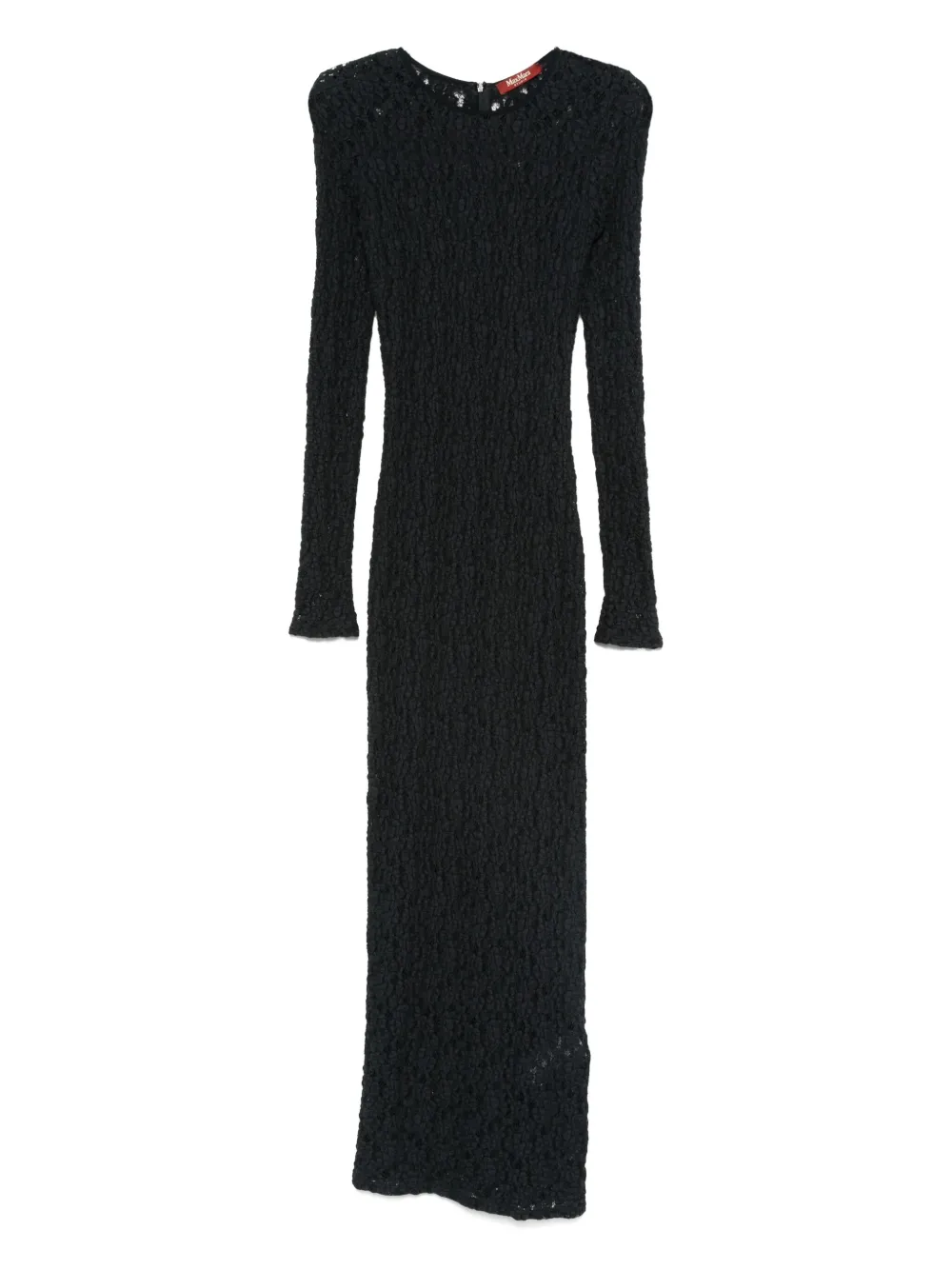 

Фактурное платье с длинными рукавами MAX MARA, синий