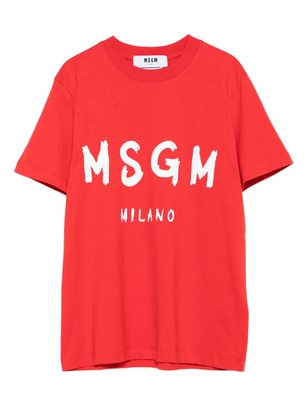 

Футболка с логотипом MSGM, красный
