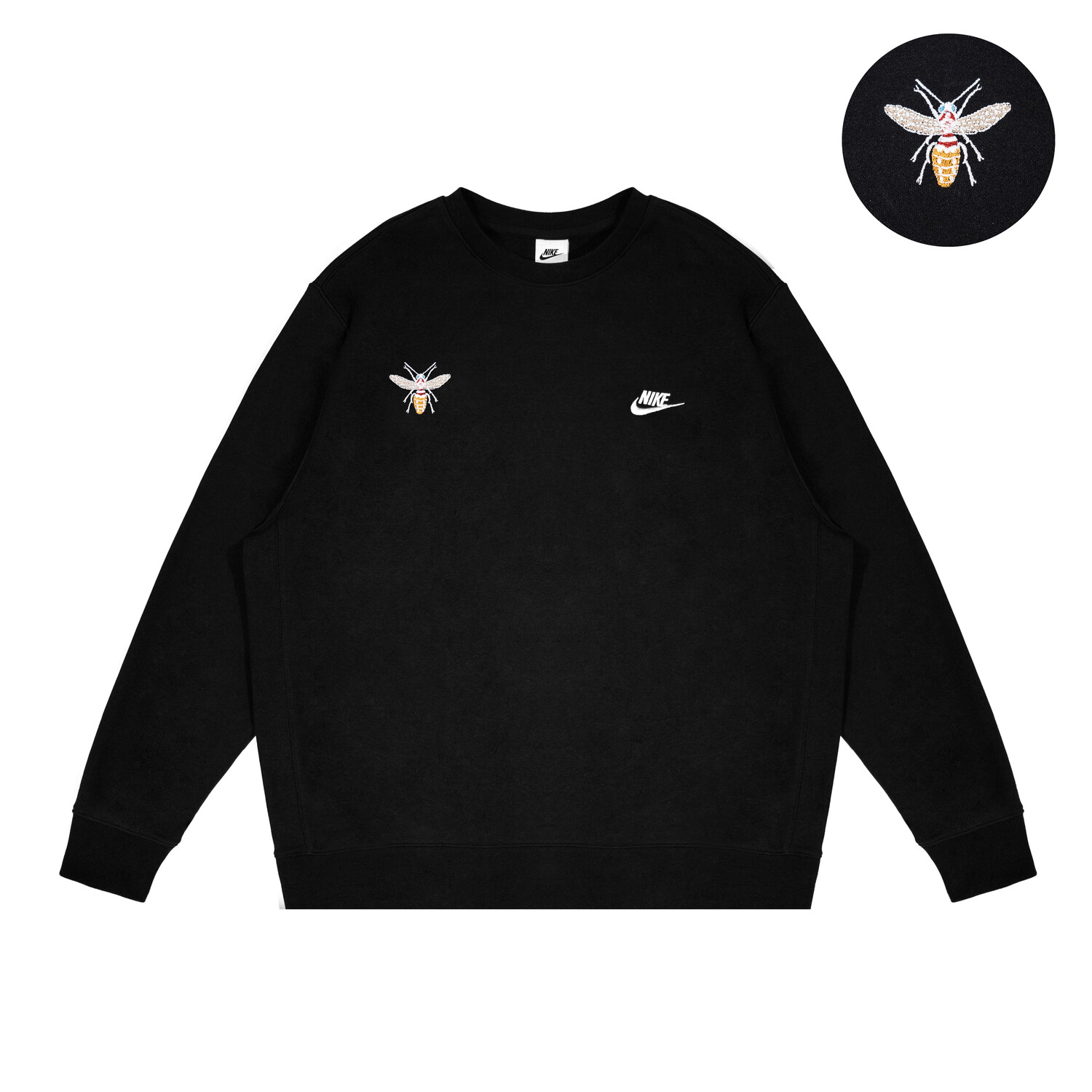 

Толстовка унисекс черная Nike, черный