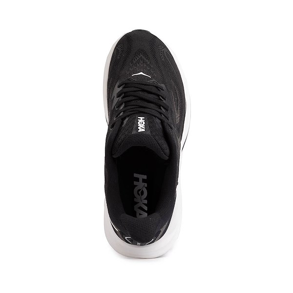 Кроссовки Womens HOKA Clifton 10 Athletic Shoe, черный/белый — фото 2