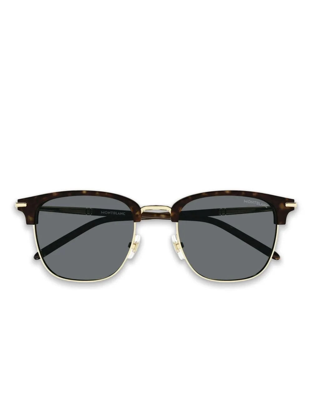 

Солнцезащитные очки в квадратной оправе MONT BLANC EYEWEAR, коричневый