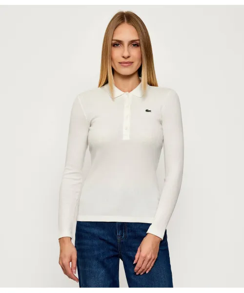 

Футболка поло Slim fit Lacoste, белый